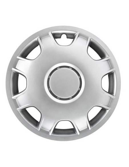 Set 4 copricerchi in ABS bombati furgoni camper colore grigio diametro 16 