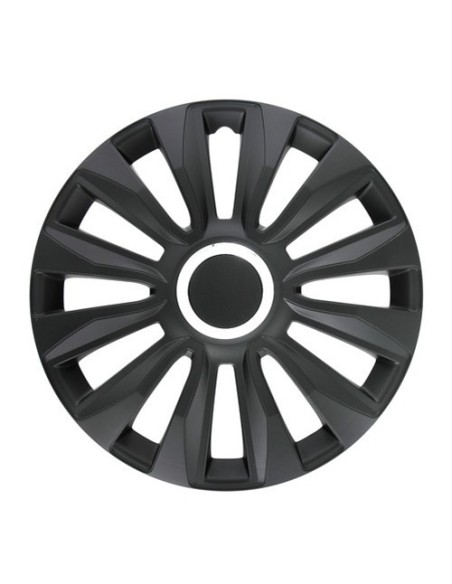 Set 4 copricerchi in ABS mod Avalone colore Nero cerchi diametro 16 
