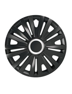 Set 4 copricerchi universali 14 ABS verniciatura doppio strato Royal Nero