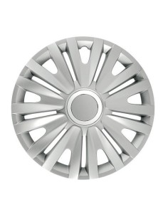 Set 4 copricerchi universali 15 ABS verniciatura doppio strato Royal Silv