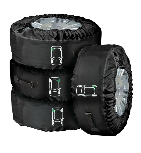 Set 4 Copriruota trasporto ruote auto da 13 a 19 pollici