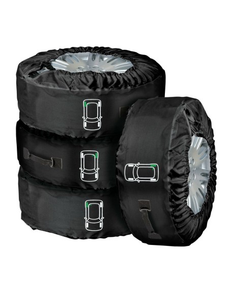 Set 4 Copriruota trasporto ruote auto da 13 a 19 pollici