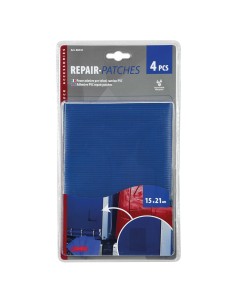 Set 4 pezze PVC adesive per teloni camion colore blu