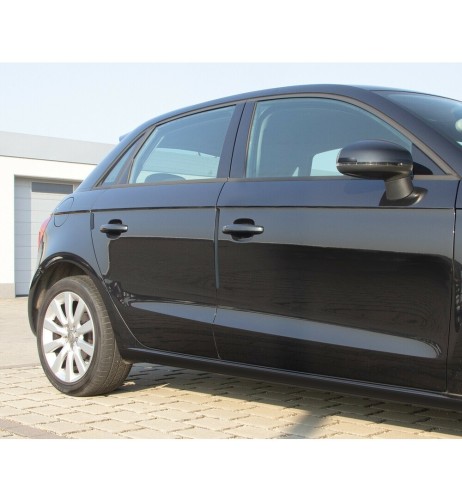 Set 4 protezioni carrozzeria in resina epossidica Nero