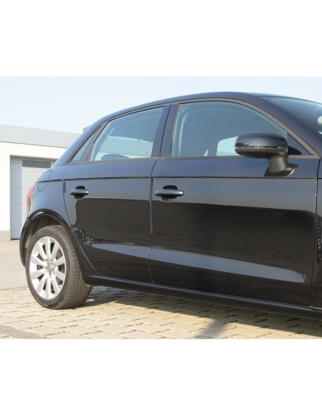 Set 4 protezioni carrozzeria in resina epossidica Nero