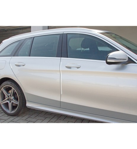 Set 4 protezioni carrozzeria in resina epossidica Trasparente