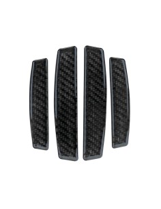 Set 4 salvaporta adesivi Linear Carbon Look