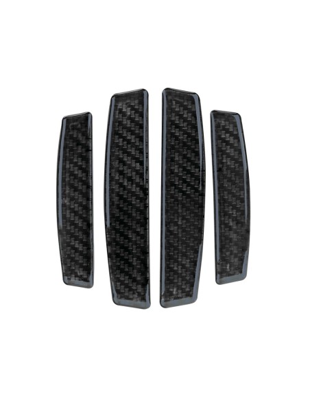 Set 4 salvaporta adesivi Linear Carbon Look