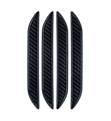 Set 4 salvaporta adesivi Slim Carbon Look