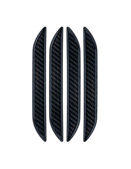 Set 4 salvaporta adesivi Slim Carbon Look