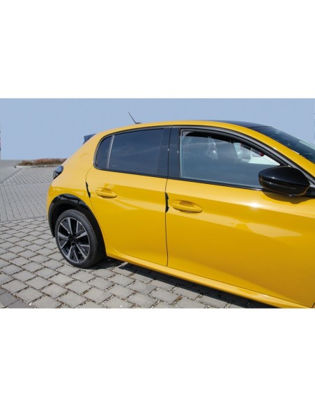 Set 4 salvaporta adesivi Viking Carbon Look