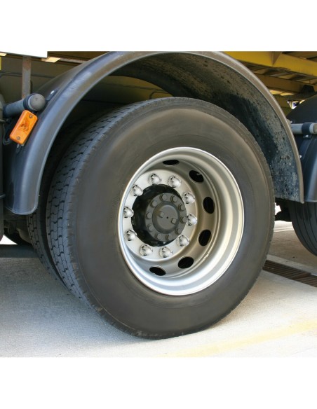 Set 40 copribulloni ruota camion in acciaio diametro 32mm testa tonda