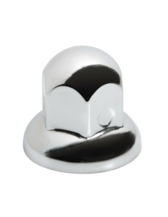 Set 40 copribulloni ruota camion in acciaio diametro 33mm testa tonda