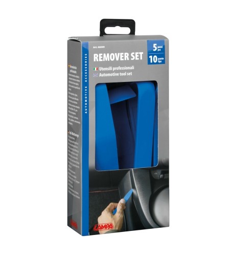 Set 5 pz utensili professionali smontaggio rifiniture