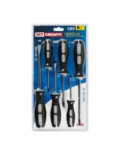 Set 6 giraviti cacciaviti assortiti 