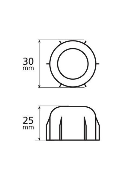 Set 60 copri colonnette mozzi ruota universali per camion