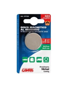 Set 8 Disco magnetico al neodimio 27x10mm 35N 2
