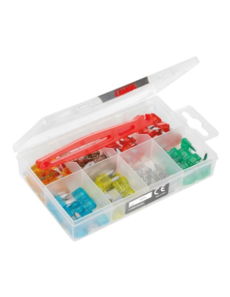 Set 80 micro fusibili lamellari assortiti 12 32V 5 30A