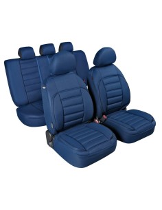 Set completo coprisedili fodere imbottiti De Luxe Sport Edition BLU