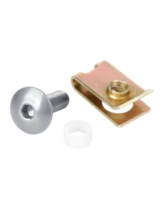 Set da 10 kit clip fissaggio M5 per carenature moto Argento