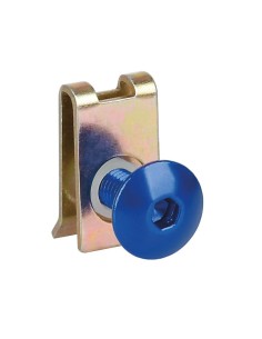 Set da 10 kit clip fissaggio M5 per carenature moto Blu 2