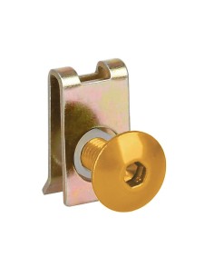 Set da 10 kit clip fissaggio M5 per carenature moto Oro 2