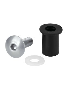 Set da 10 kit fissaggio M5 per cupolini e carenature moto Argento