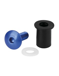 Set da 10 kit fissaggio M5 per cupolini e carenature moto Blu