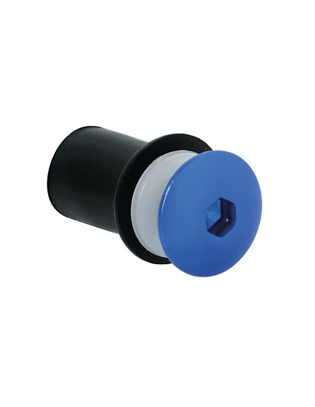 Set da 10 kit fissaggio M5 per cupolini e carenature moto Blu