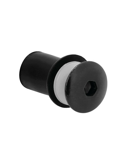 Set da 10 kit fissaggio M5 per cupolini e carenature moto Nero
