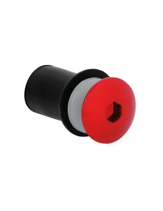 Set da 10 kit fissaggio M5 per cupolini e carenature moto Rosso 2