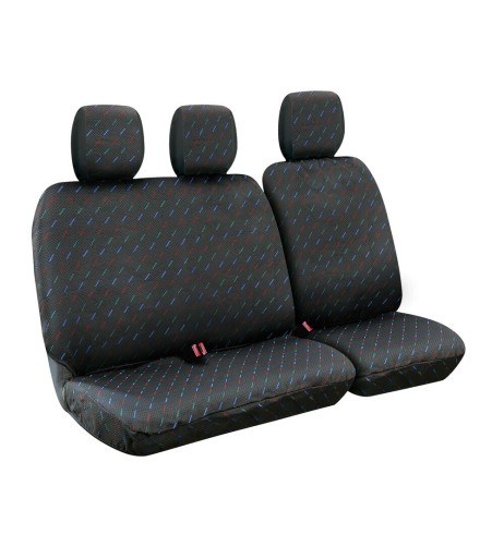 Set fodere coprisedili universali per furgone Dido 1 grigio