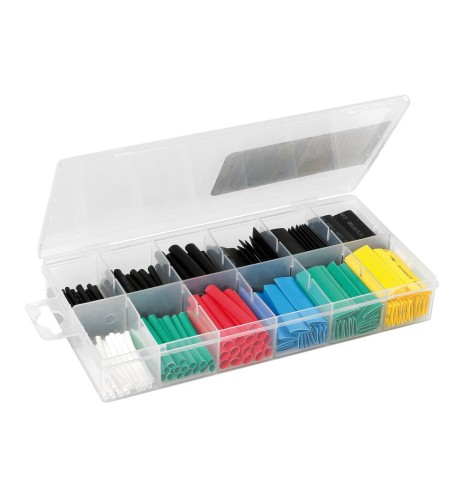 Set guaine termorestringenti 180 pz 6 misure lunghezza 45 mm