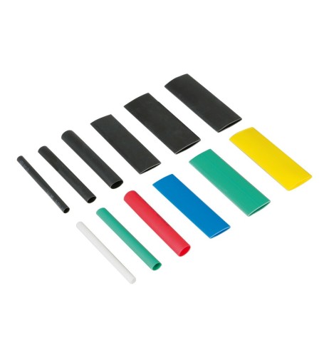Set guaine termorestringenti 180 pz 6 misure lunghezza 45 mm