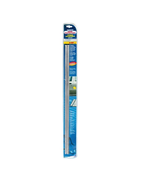 Set kit 2 strisce salvaporta Contour cromo 600mm per auto