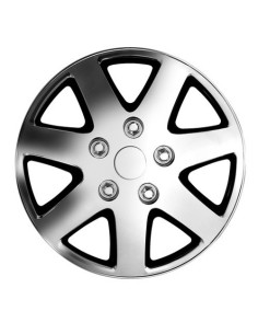 Set Kit 4 copricerchi 13 in ABS cromati bicolore X TREME CROMO NERO 2