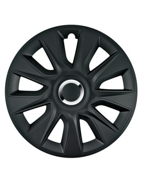 Set Kit 4 copricerchi 13 in ABS vernice doppio strato Stratos RC Black