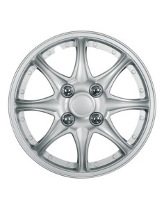 Set Kit 4 copricerchi 13 in ABS vernice metallizata Bulloni cromati C 0