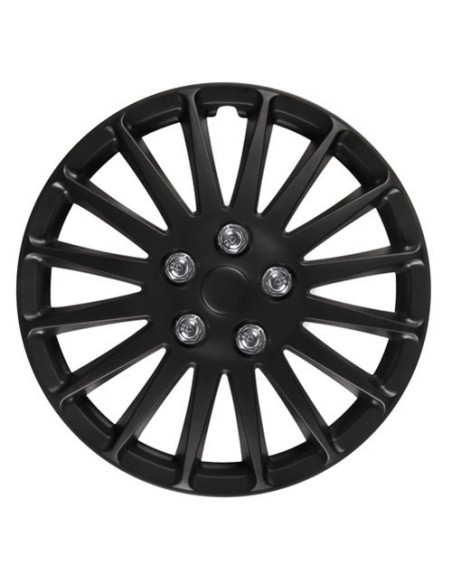 Set Kit 4 copricerchi 13 in ABS vernice speciale NERO OPACO C 071 BLACK