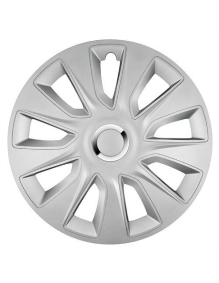 Set Kit 4 copricerchi 14 in ABS vernice doppio strato Stratos RC Silver