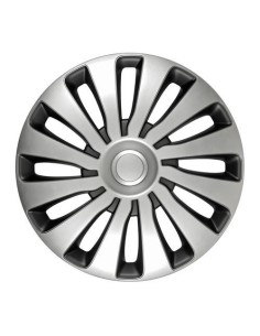 Set Kit 4 copricerchi Sepang Silver e Black in ABS 15 