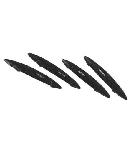 Set kit 4 salvaporta adesivi runner 115mm per auto