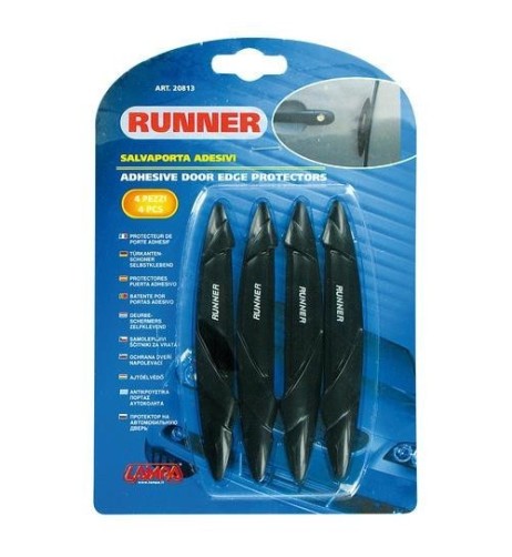 Set kit 4 salvaporta adesivi runner 115mm per auto