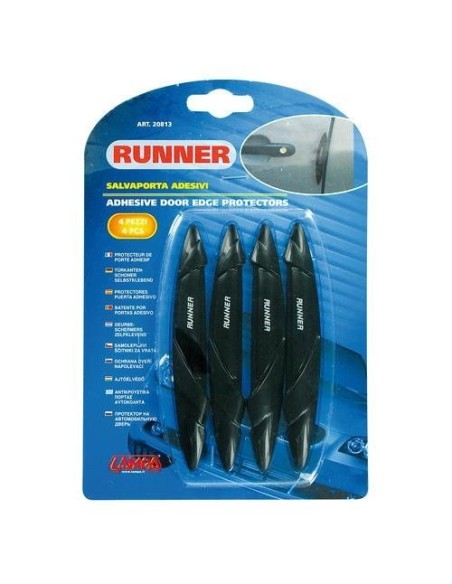 Set kit 4 salvaporta adesivi runner 115mm per auto