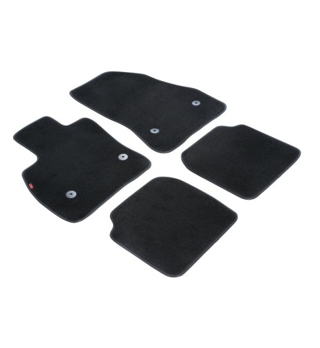 Set tappetini su misura antiscivolo moquette Fiat 500L dal 2017