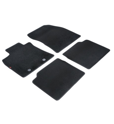 Set tappetini su misura antiscivolo moquette Toyota Avensis dal 2016