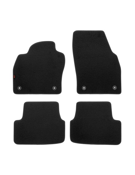 Set tappetini su misura antiscivolo moquette VW Polo 5p dal 2017