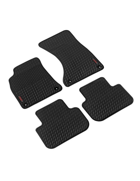 Set tappetini su misura eco gomma Pilot per Audi A4 B8 2007 2015