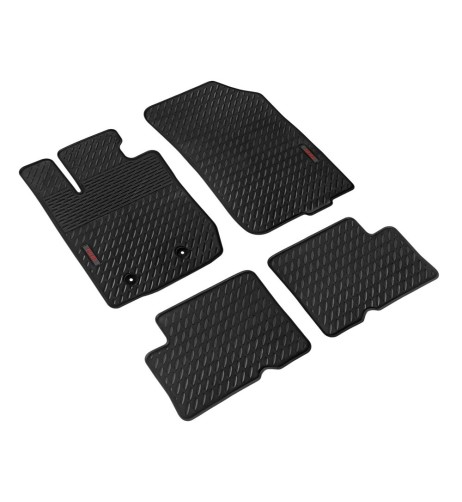 Set tappetini su misura eco gomma Pilot per Dacia Duster 2010 2017