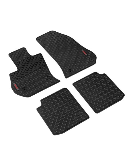 Set tappetini su misura eco gomma Pilot per Fiat 500L dal 2012